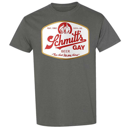 Schmitt's Gay Beer - Charcoal - 17
