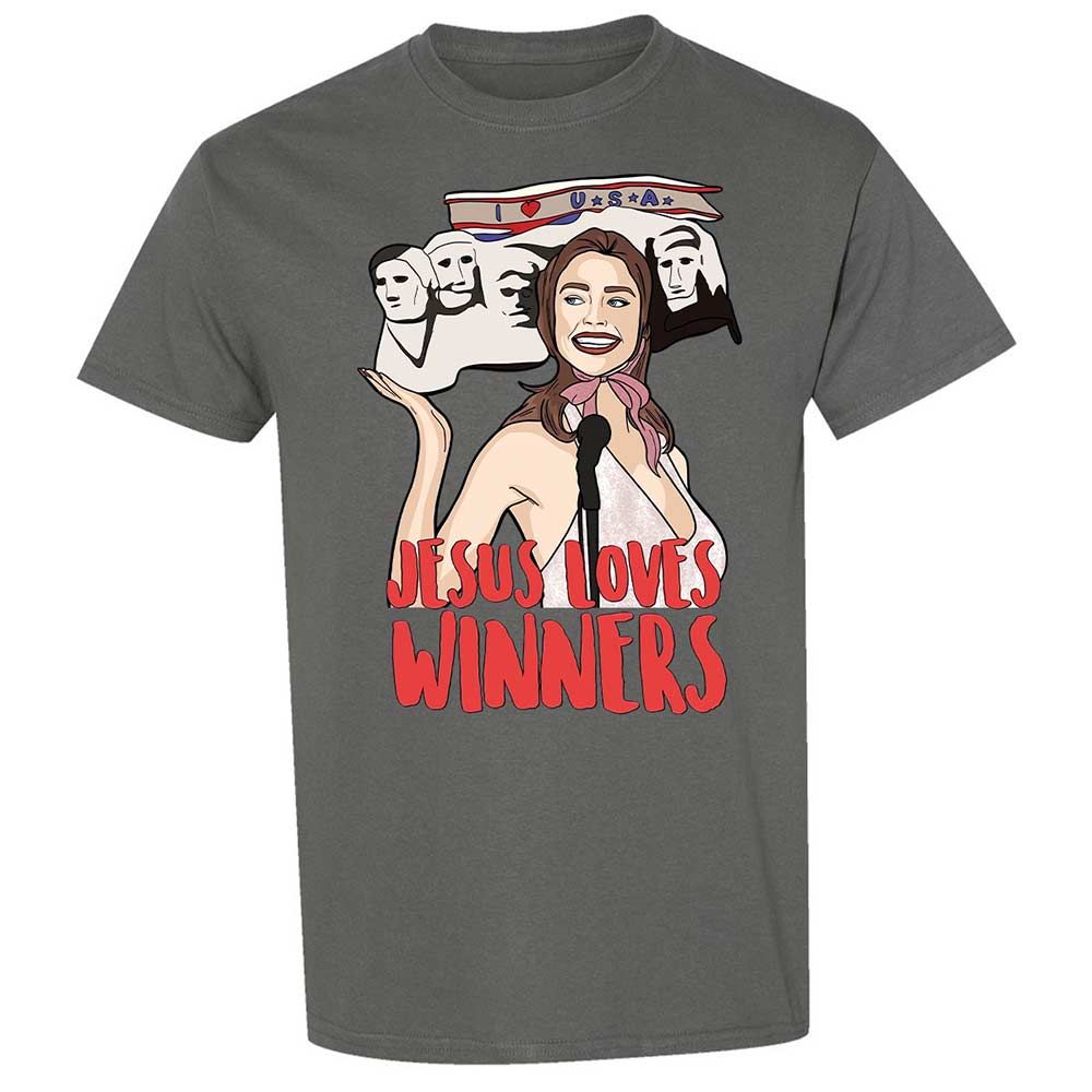 He Loves Winners - Charcoal - 17