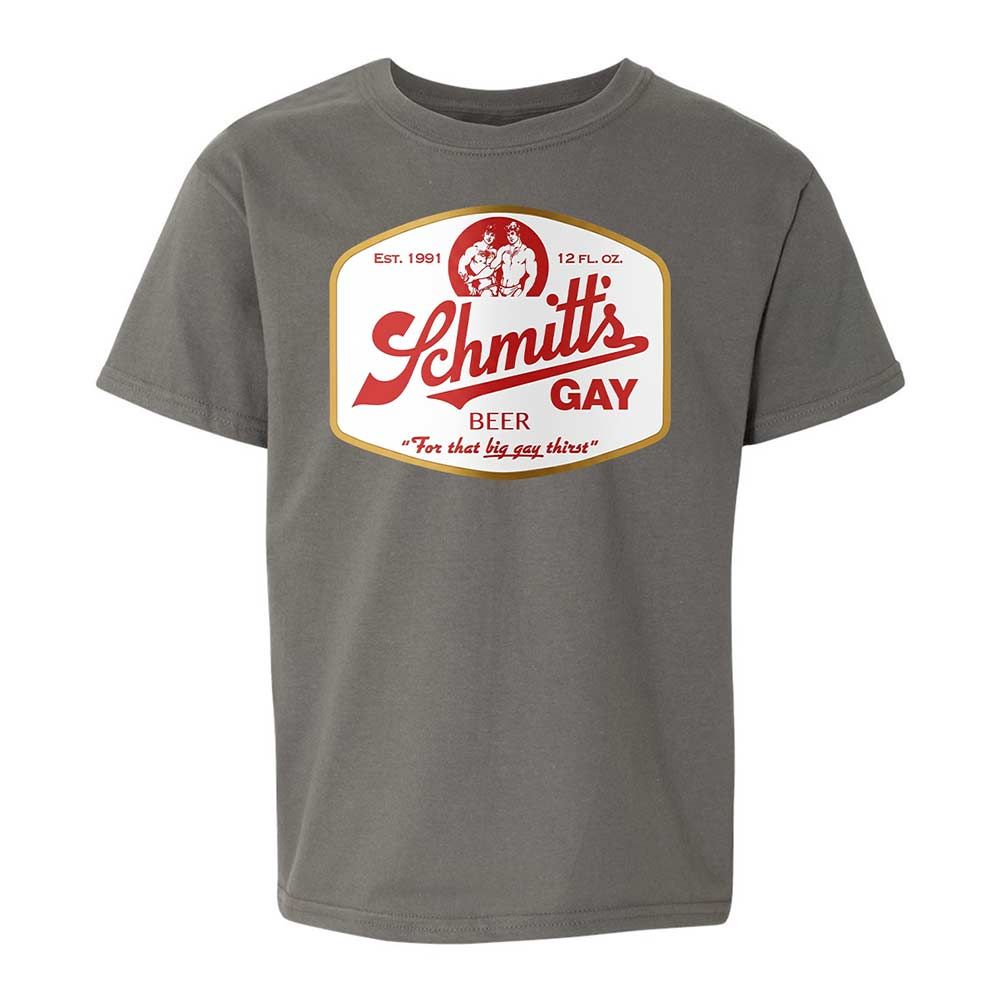 Schmitt's Gay Beer - Charcoal - 17