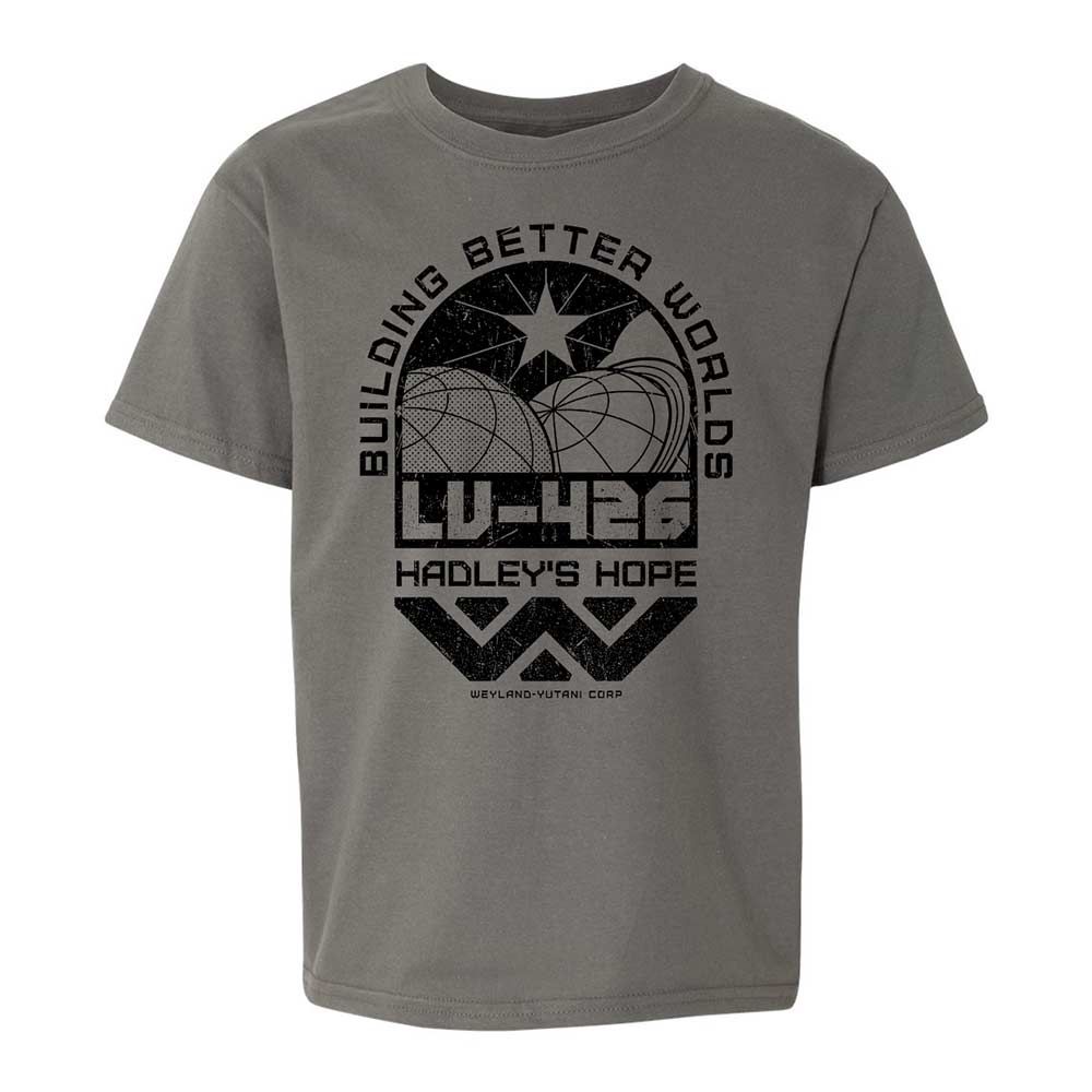 Kids T-Shirt - HX9LYPL7 - Charcoal - 17