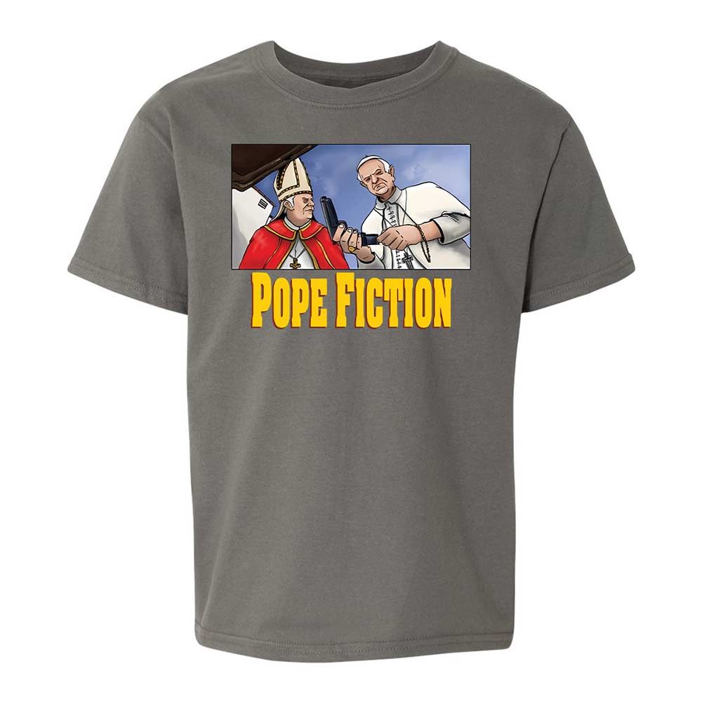 Pope Fiction - Charcoal - 17