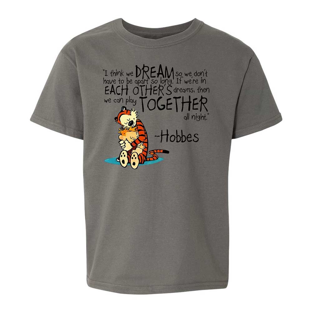 Calvin Hobbes Dreams - Charcoal - 17
