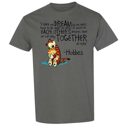 Calvin Hobbes Dreams - Charcoal - 17