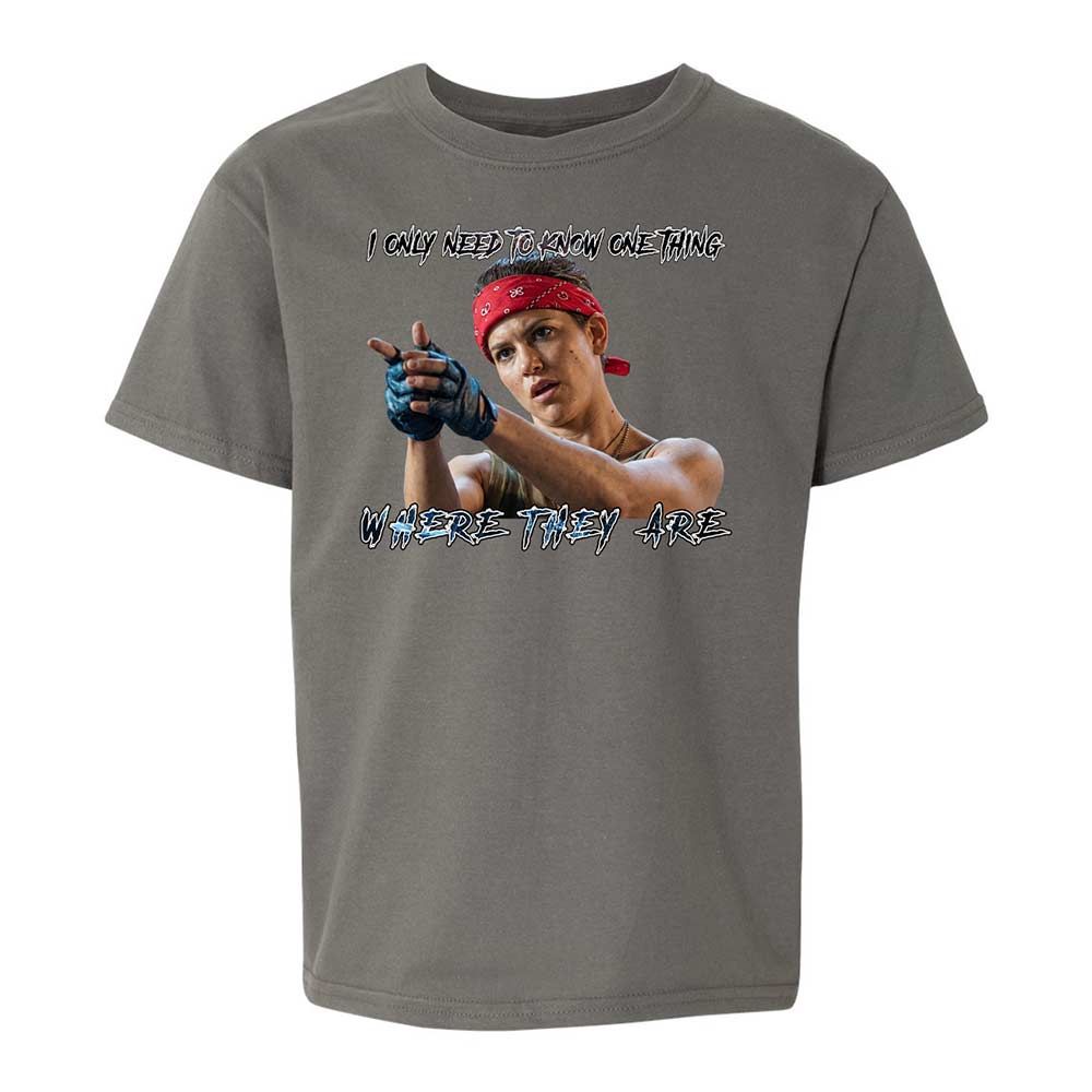 Kids T-Shirt - GF4AH4QB - Charcoal - 17