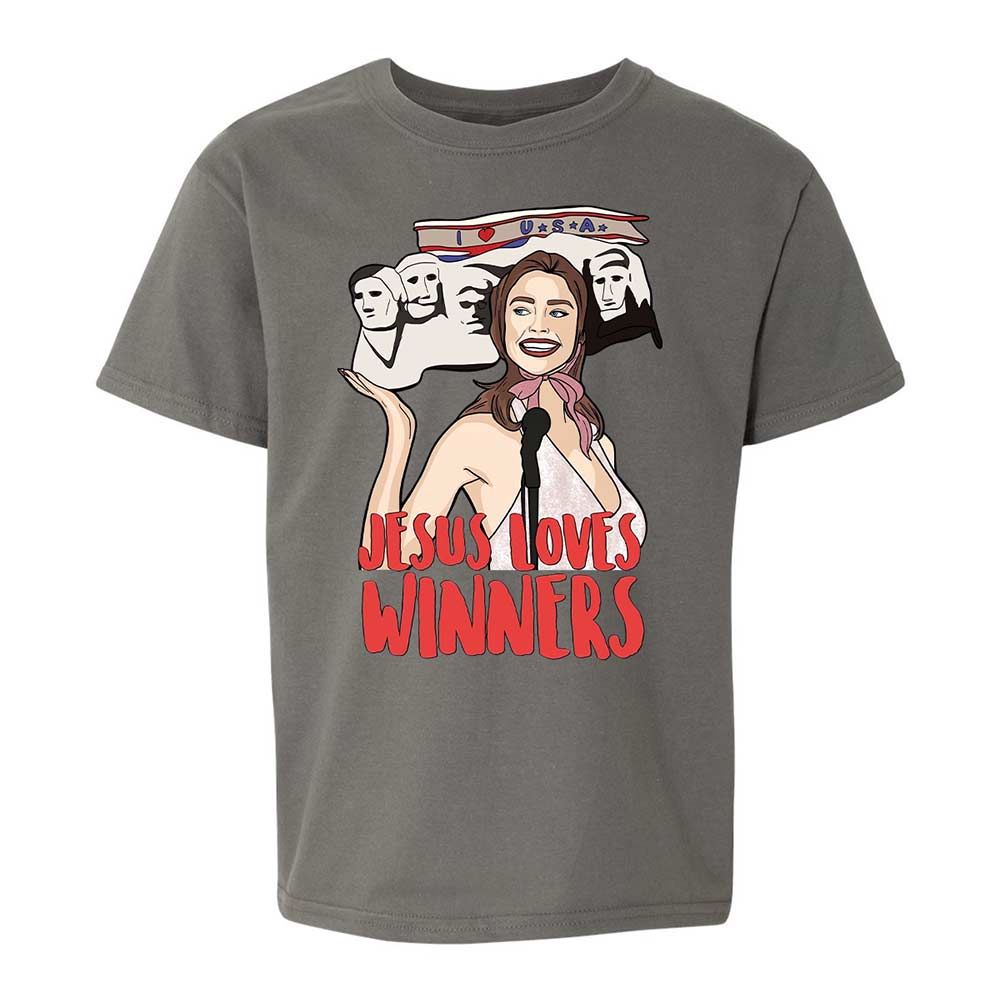 He Loves Winners - Charcoal - 17