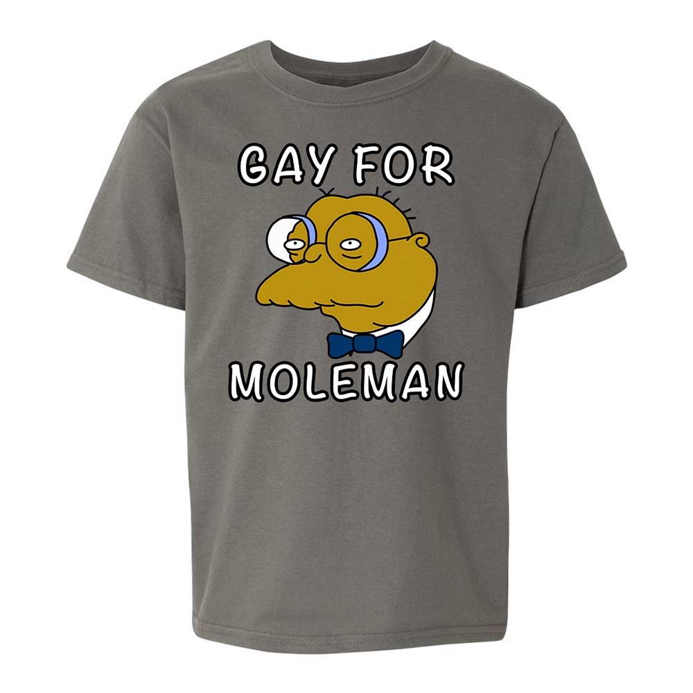 Gay for Moleman - Charcoal - 17