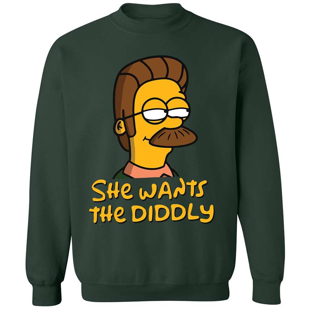She Wants The Diddly - Forest Green - 17