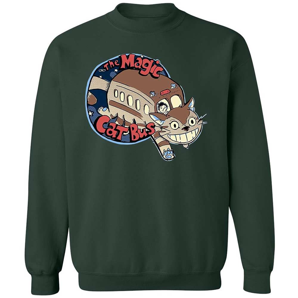 The Magic Catbus - Forest Green - 17