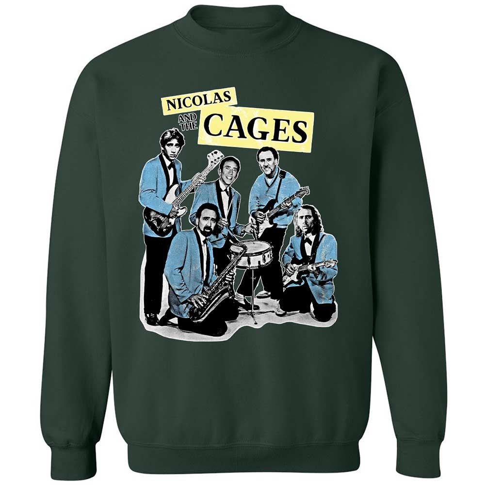 Nicolas and the Cages - Forest Green - 17