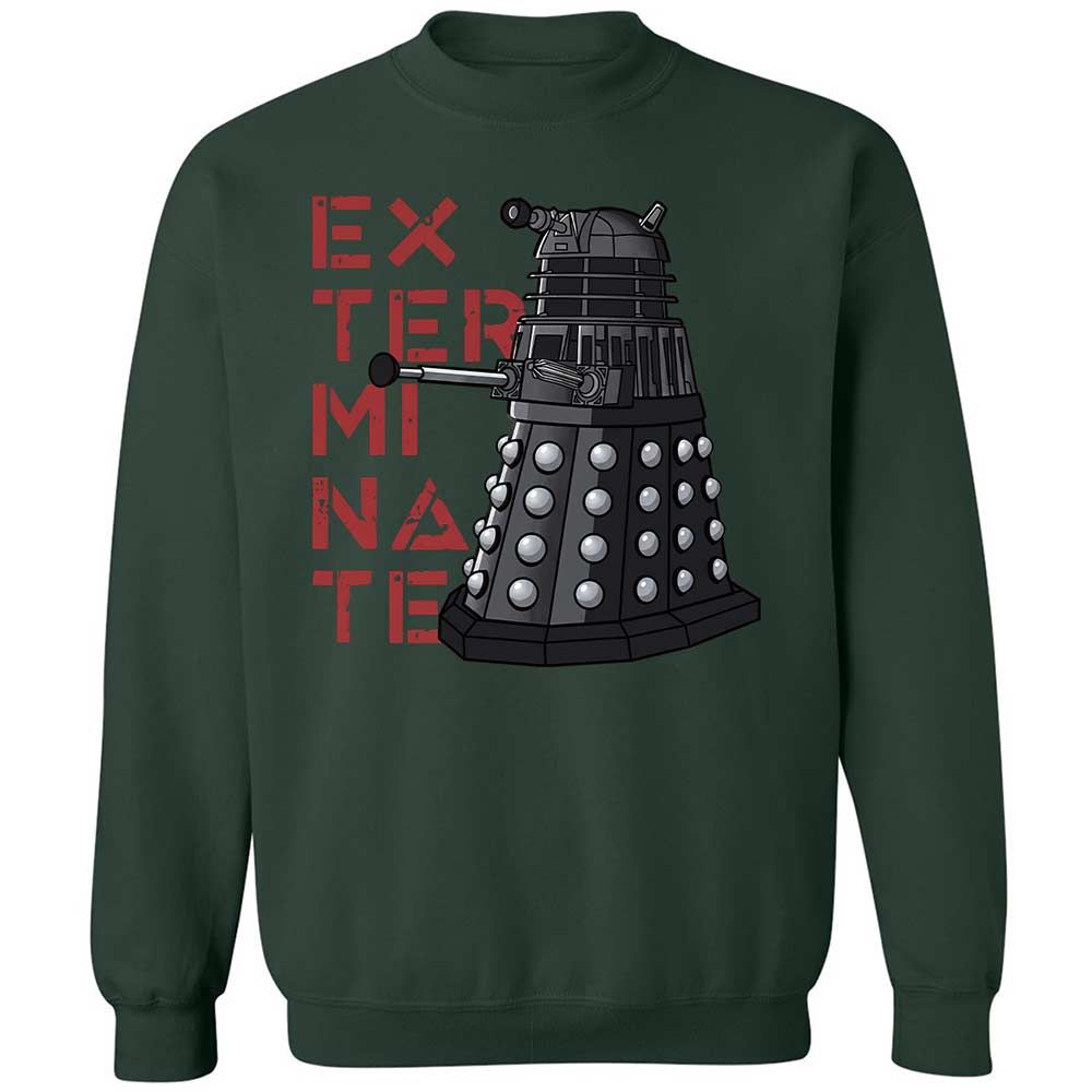 Dalek Exterminate - Forest Green - 17