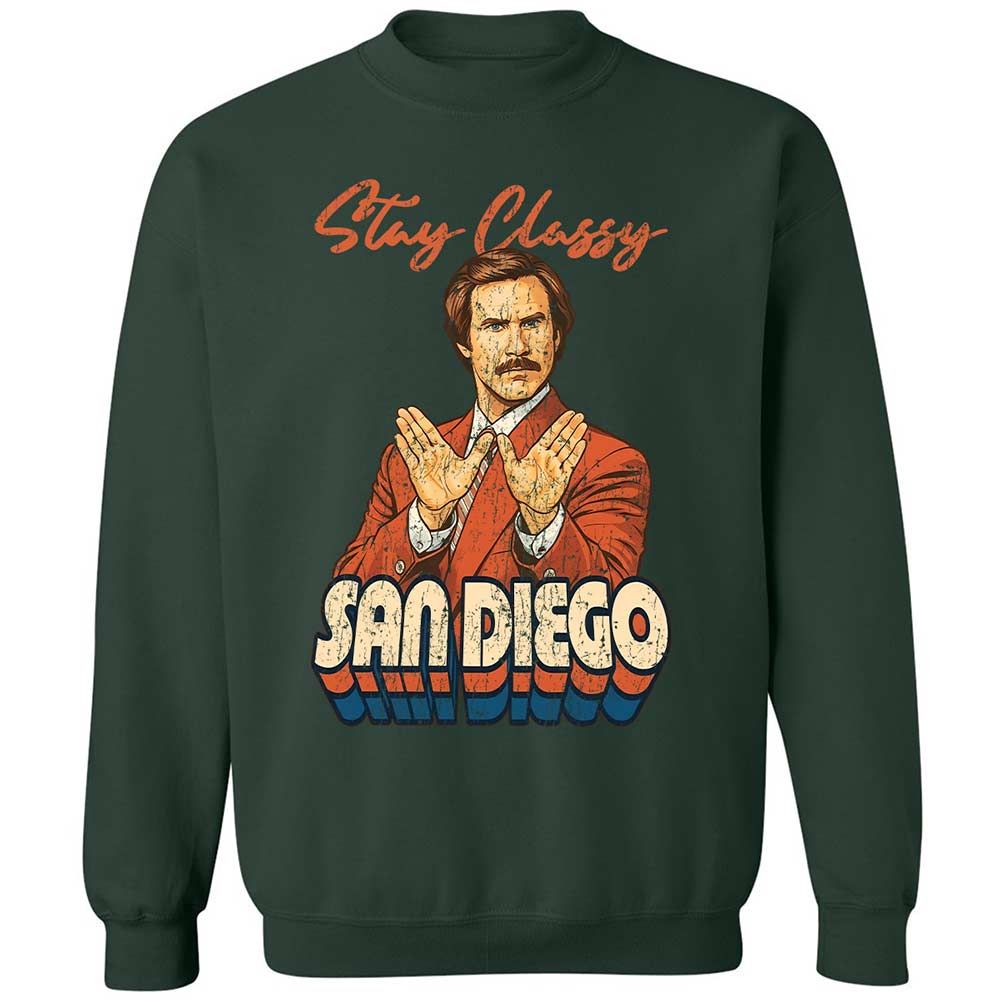 Classic Unisex Sweatshirt - RGX8N8GR - Forest Green - 17
