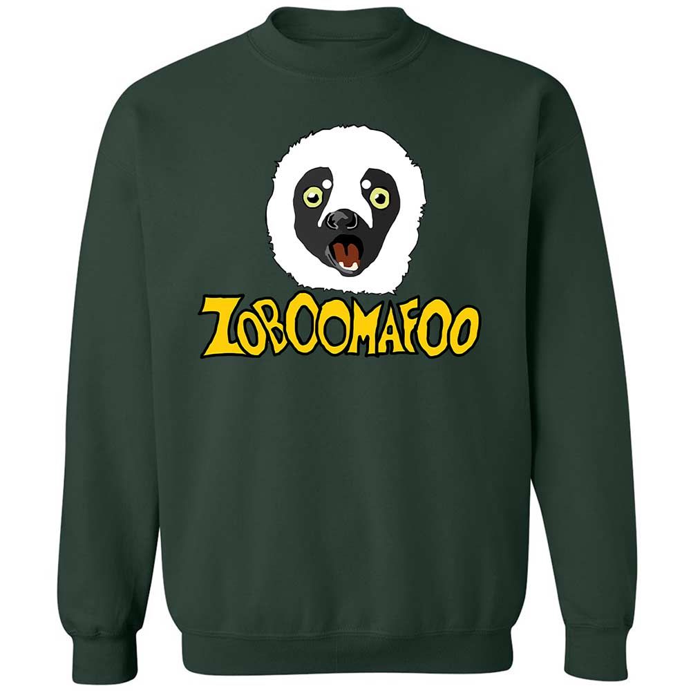 Classic Unisex Sweatshirt - White - Forest Green - 17