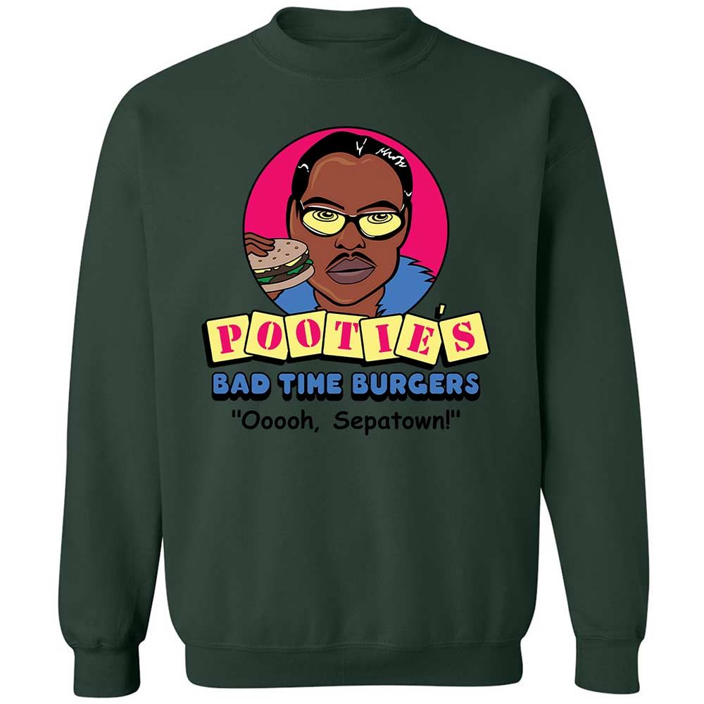 Pootie's Bad Time Burgers - Forest Green - 17