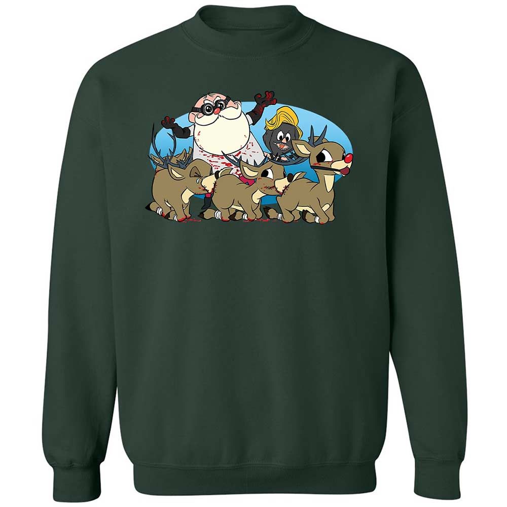 Santapede Greeting - Forest Green - 17