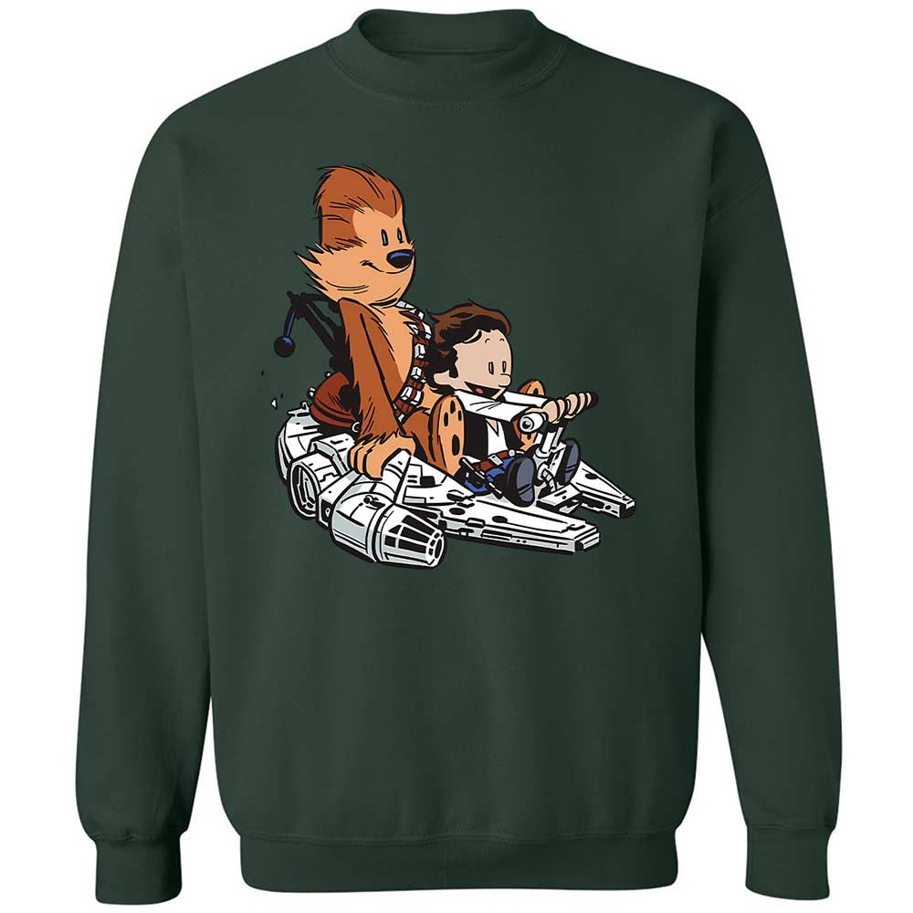 Han and Chewie - Forest Green - 17