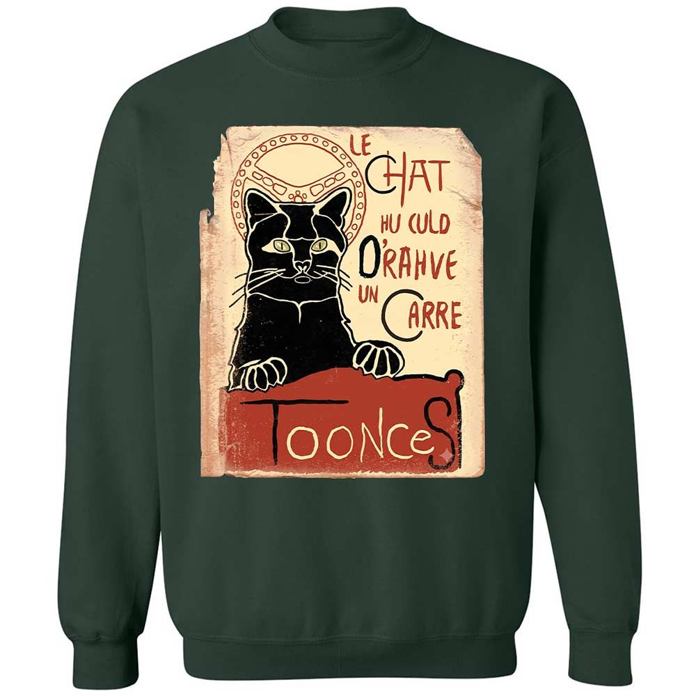 Toonces - Le Chat Noir - Forest Green - 17
