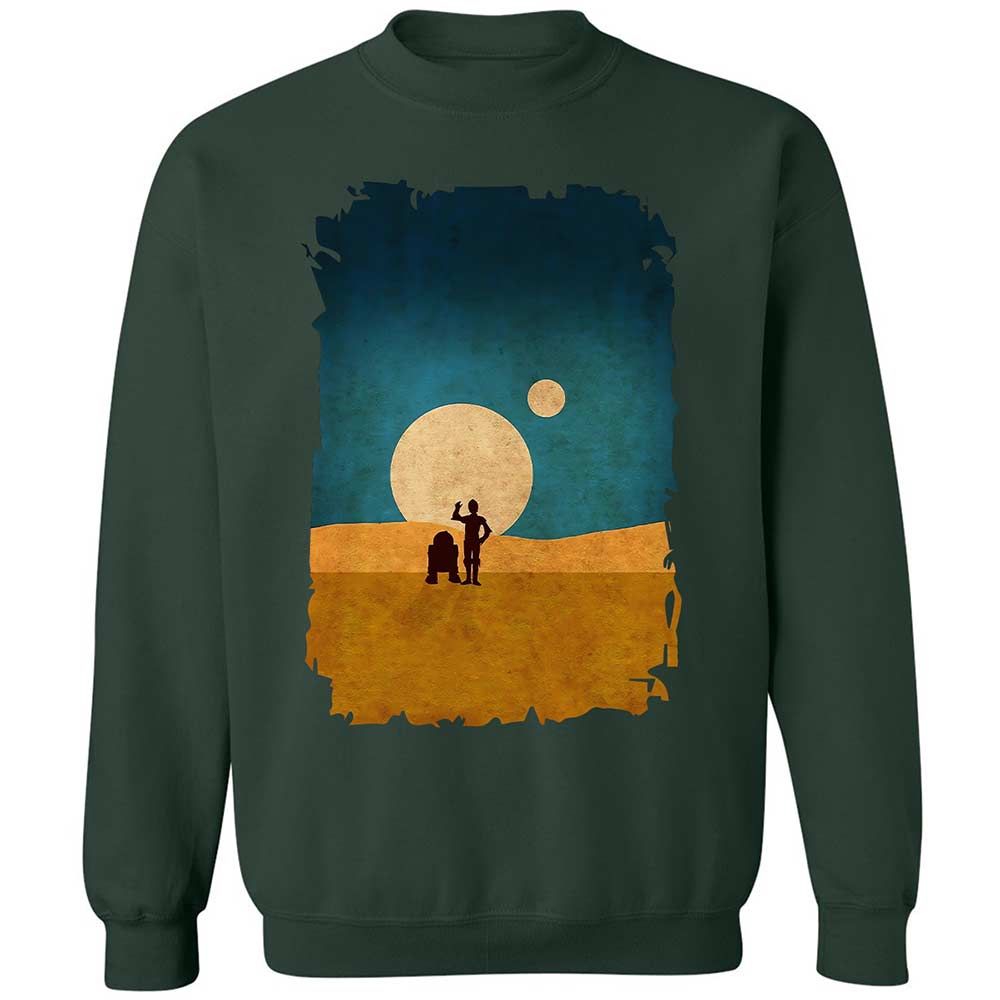 Droids In The Dunes - Forest Green - 17