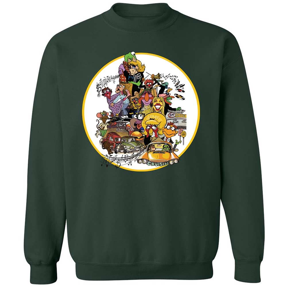 Muppet Graffiti - Forest Green - 17