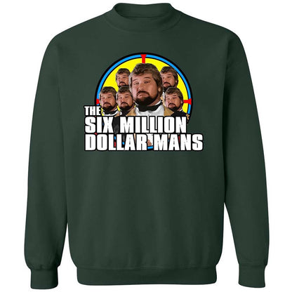 Classic Unisex Sweatshirt - White - Forest Green - 17