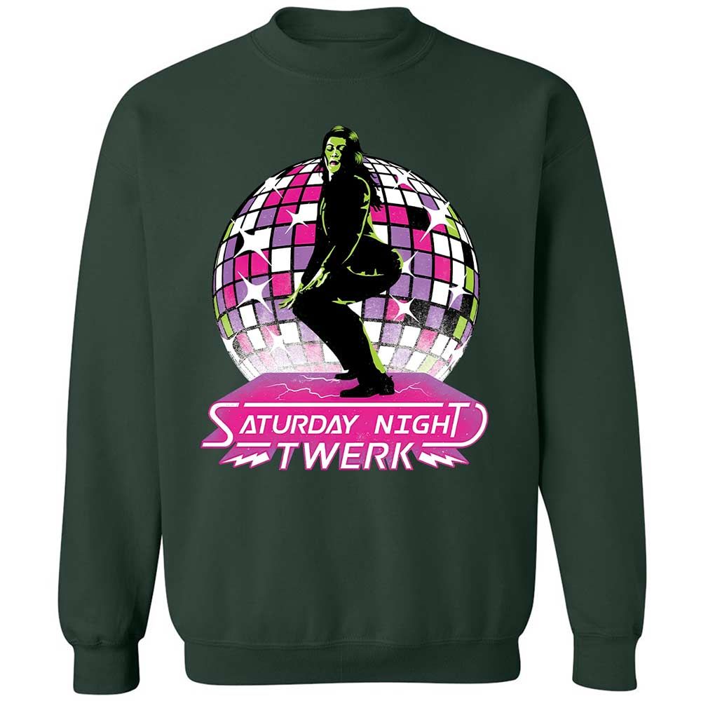 Saturday Night Twerk - Forest Green - 17