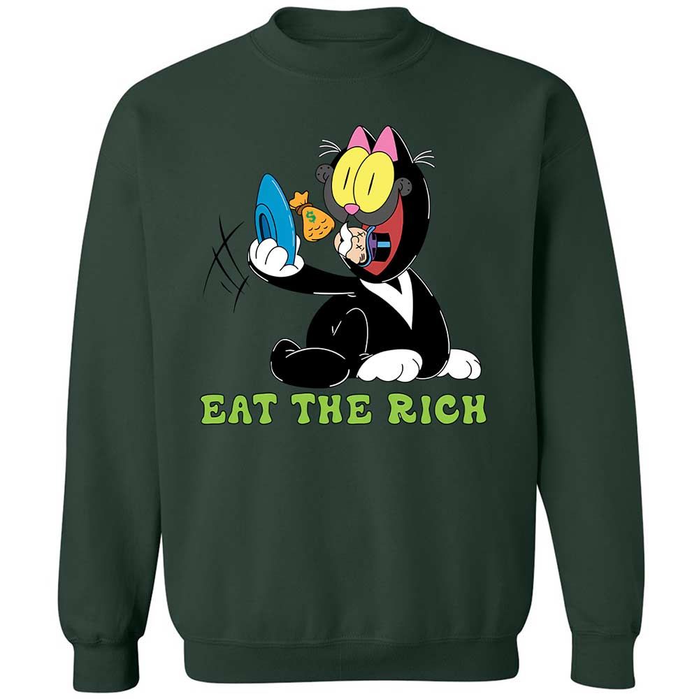 Classic Unisex Sweatshirt - HKH4A8VL - Forest Green - 17