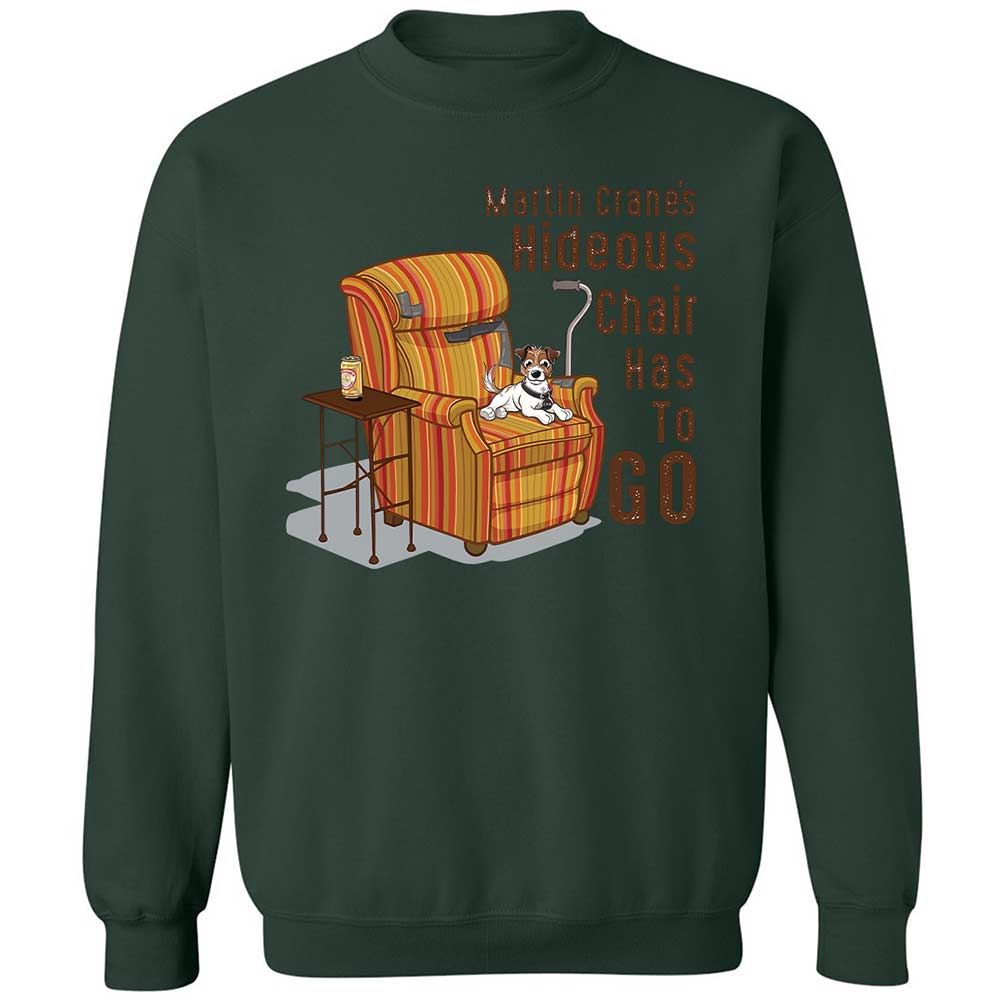 Martin Crane's Hideous Chair - Forest Green - 17