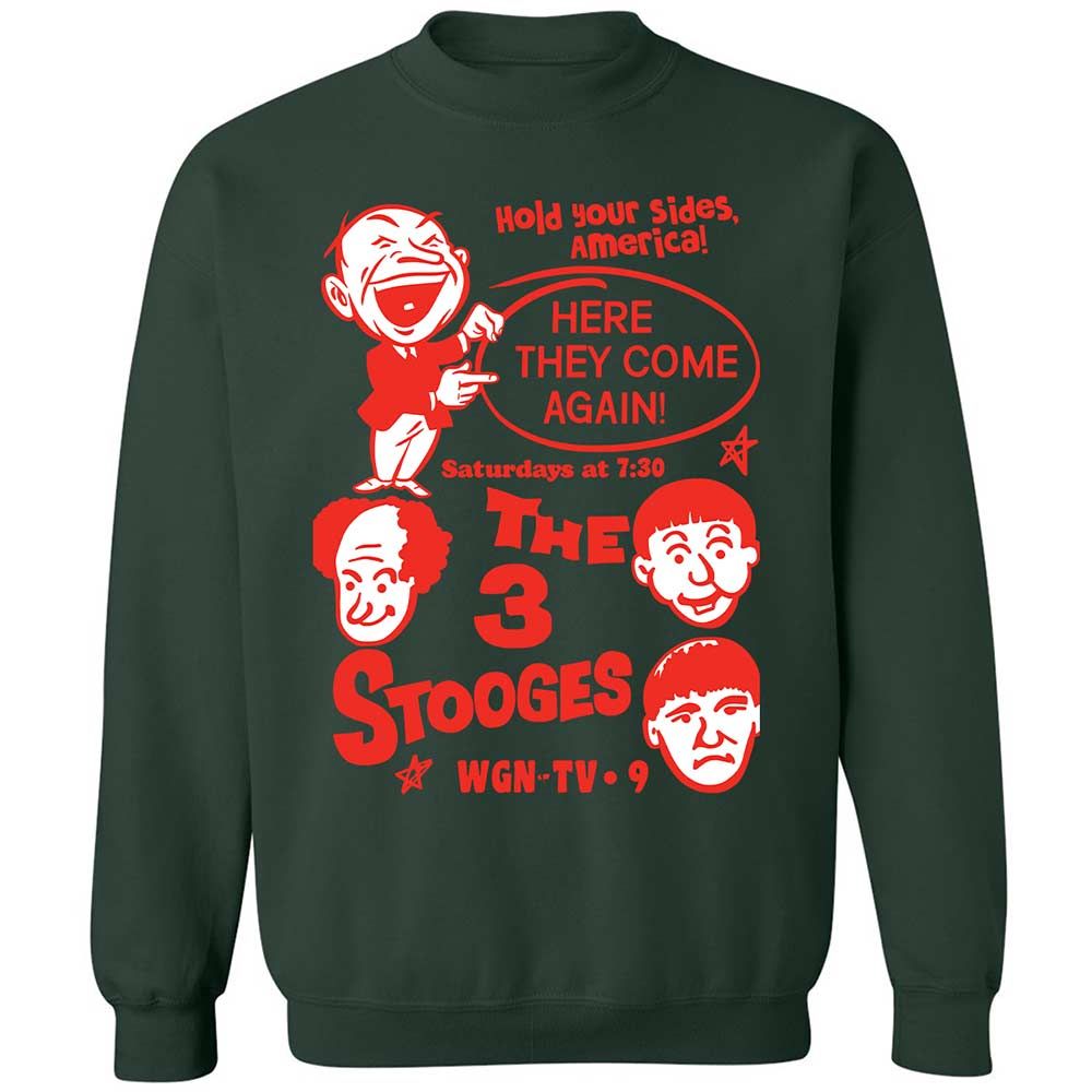 The 3 Stooges - Forest Green - 17