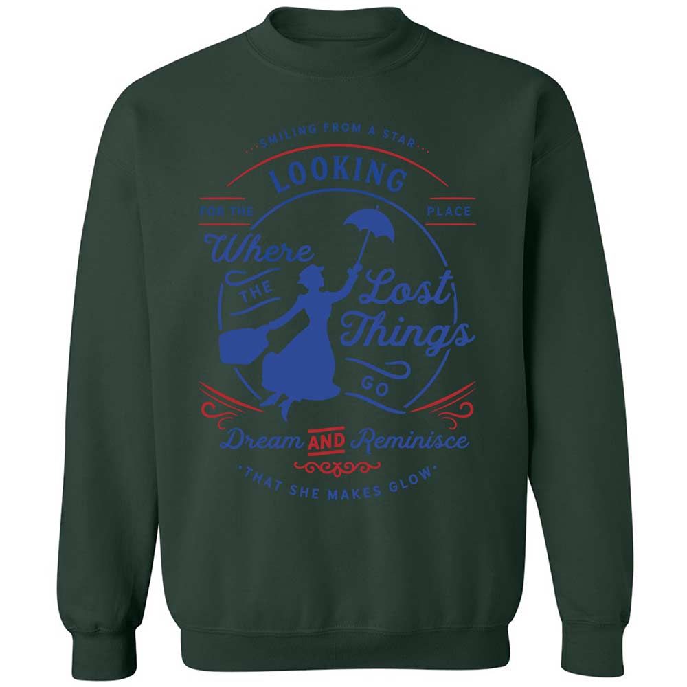 Classic Unisex Sweatshirt - YL8UM82D - Forest Green - 17