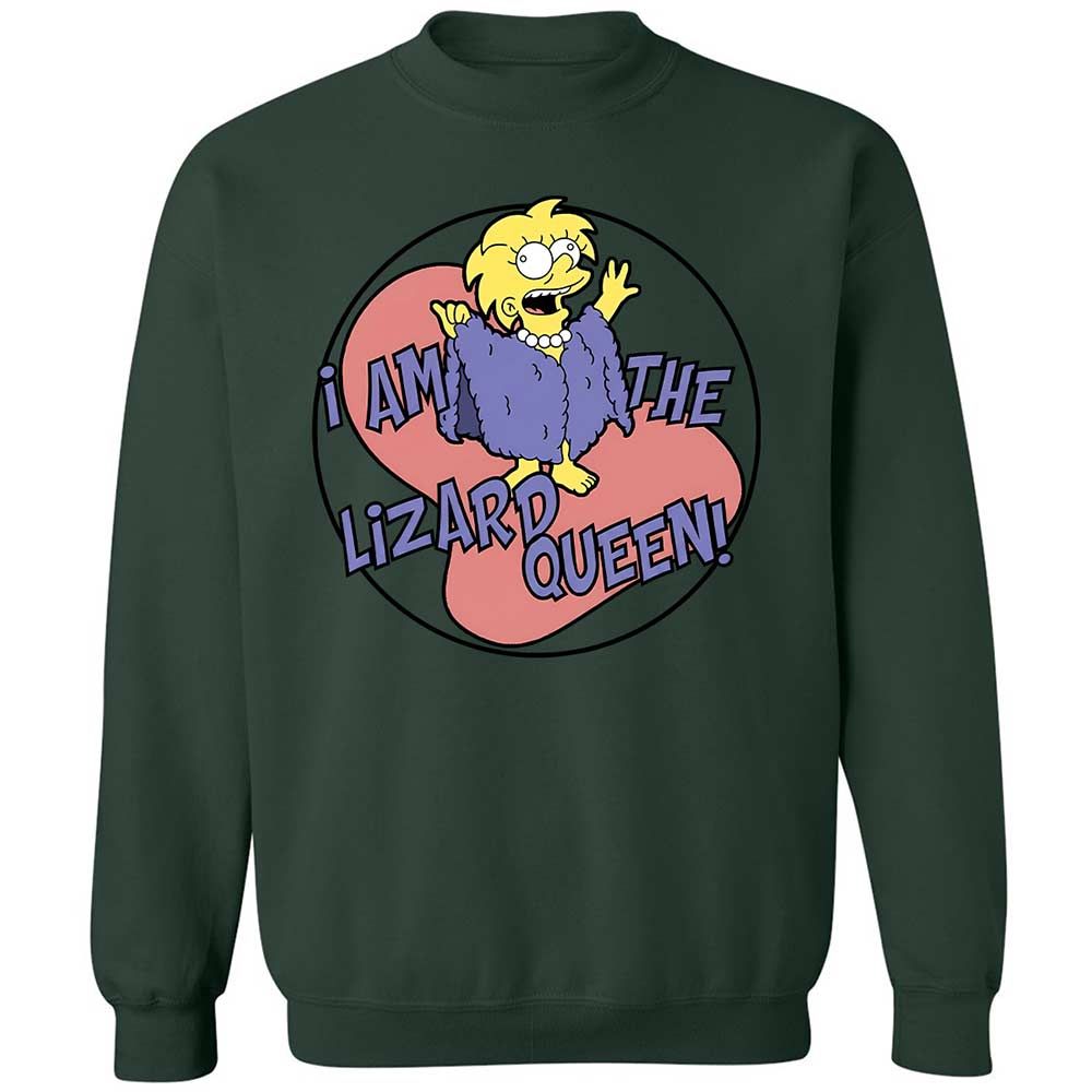 I am the Lizard Queen - Forest Green - 17