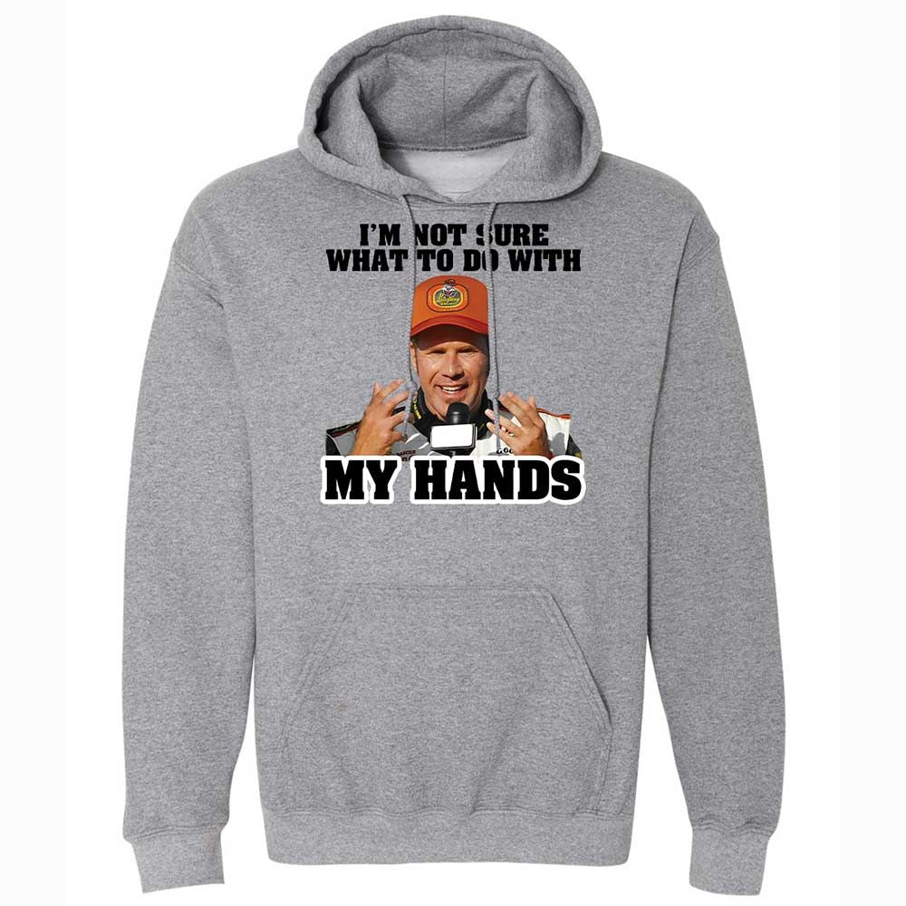 I'm Not Sure What To Do With My Hands - Graphite Heather - 17