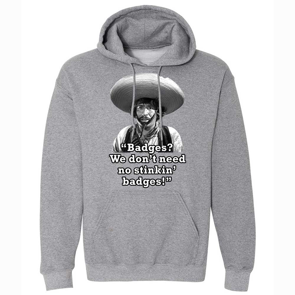 We don't need no stinkin' badges - Graphite Heather - 17
