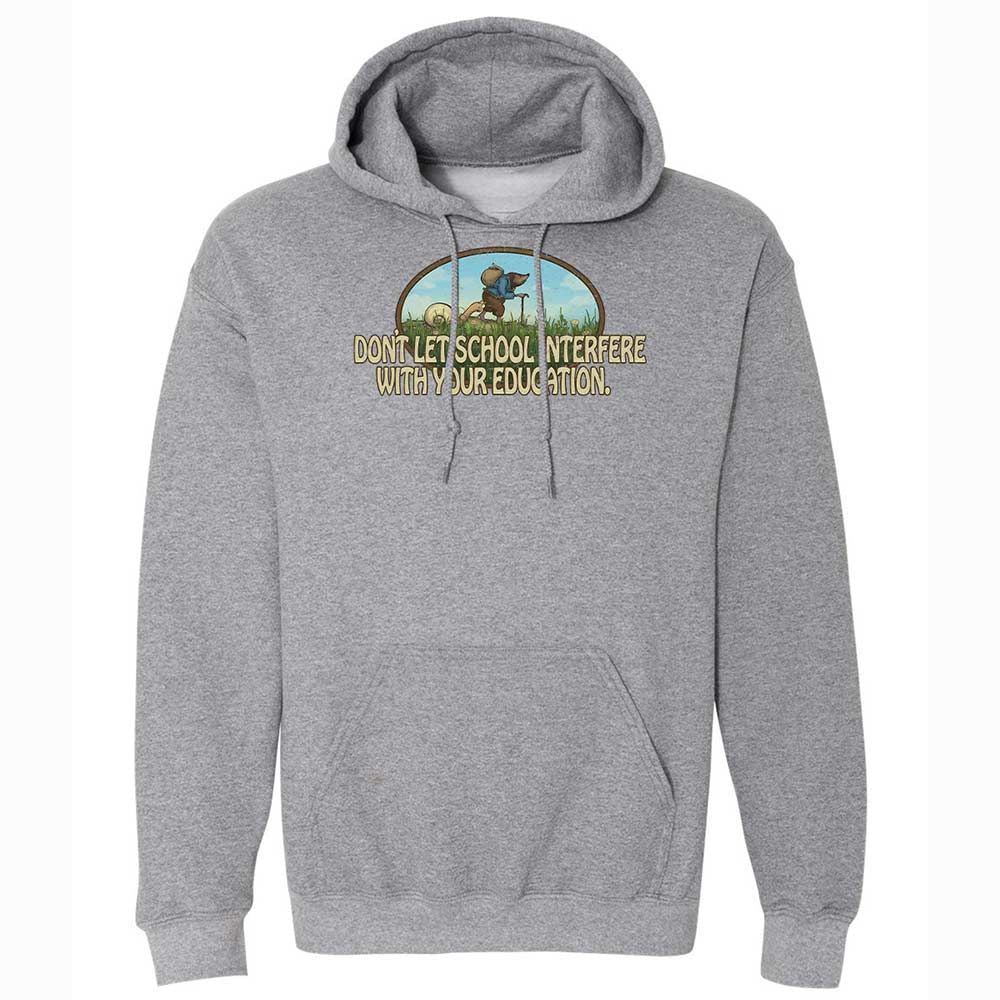 Don't Let School Interfere With Your Education - Graphite Heather - 17