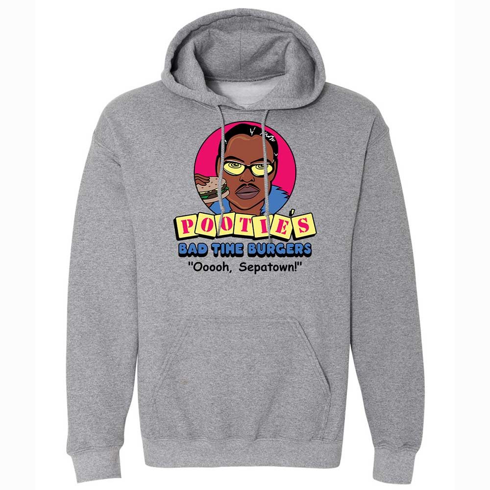 Pootie's Bad Time Burgers - Graphite Heather - 17