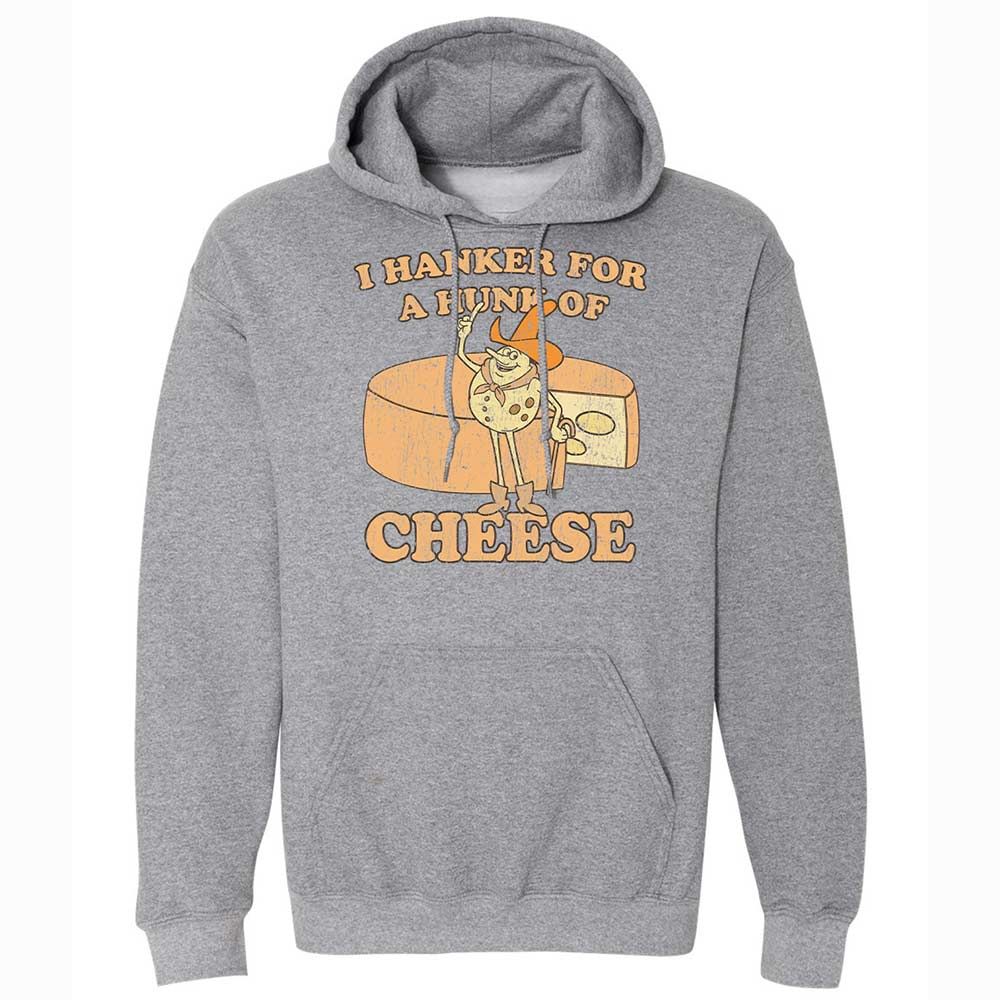 Hanker For A Hunk Of Cheese - Graphite Heather - 17