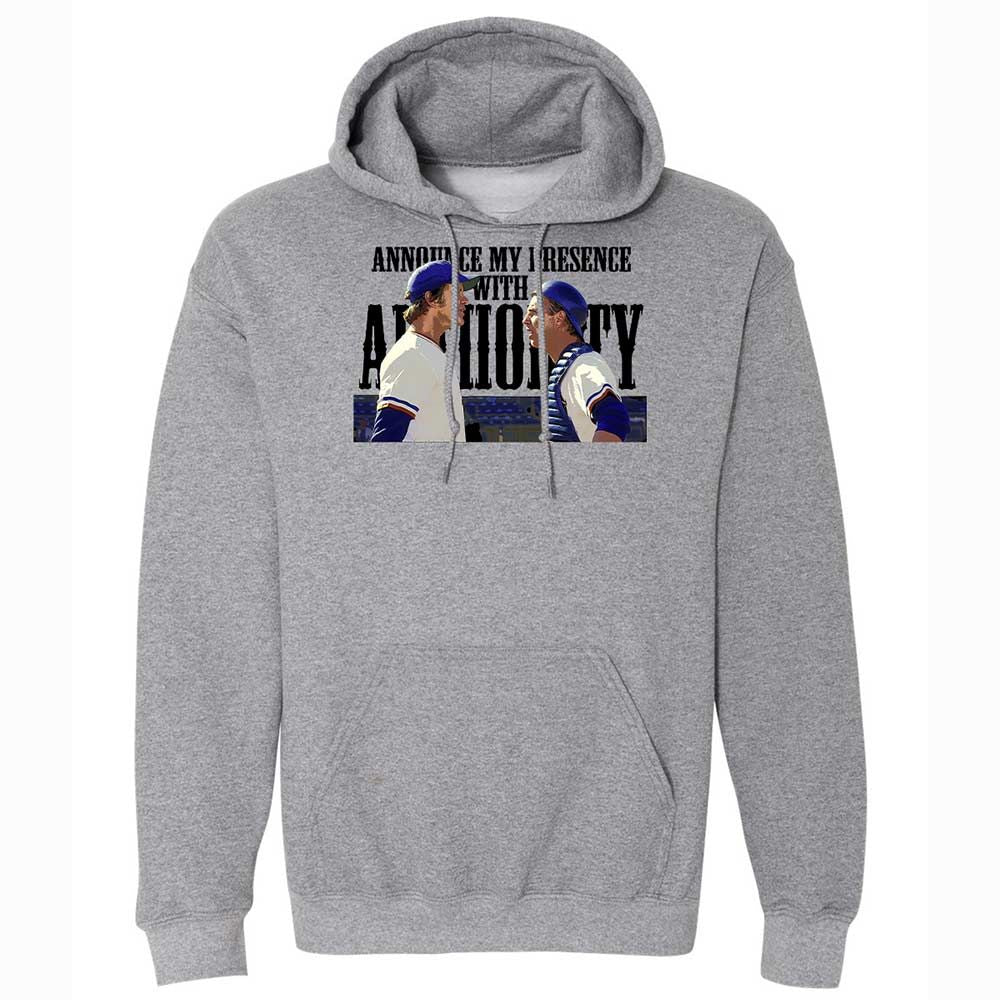 Announce my presence with authority - Graphite Heather - 17