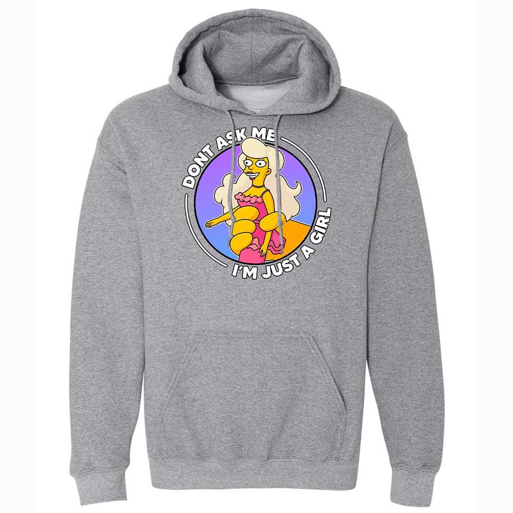Don't Ask Me I'm Just A Girl - Graphite Heather - 17