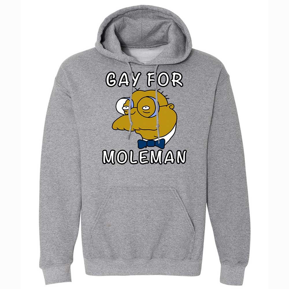 Gay for Moleman - Graphite Heather - 17
