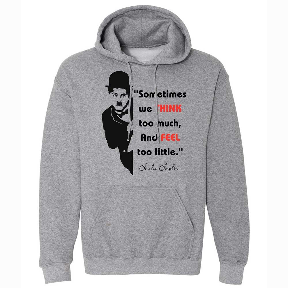 Sometimes we think too much - Graphite Heather - 17