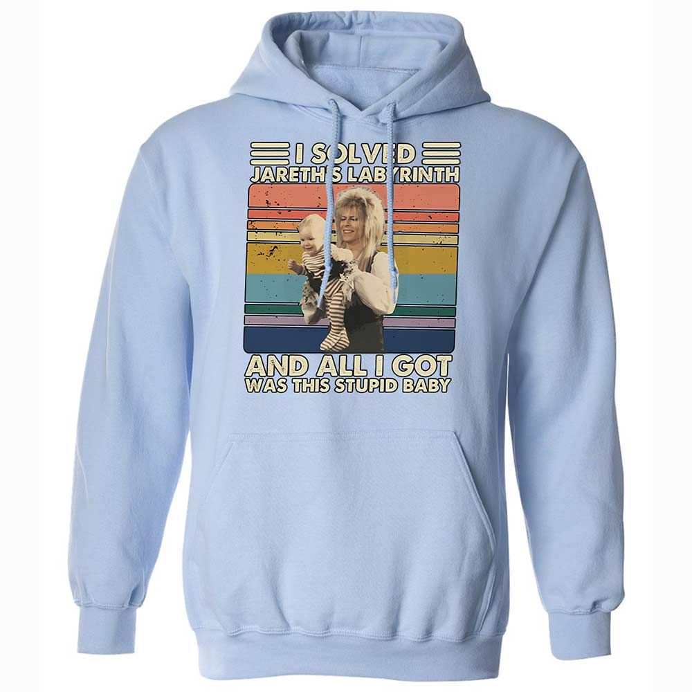 Classic Unisex Hoodie - HTBTVYAU - Light Blue - 17