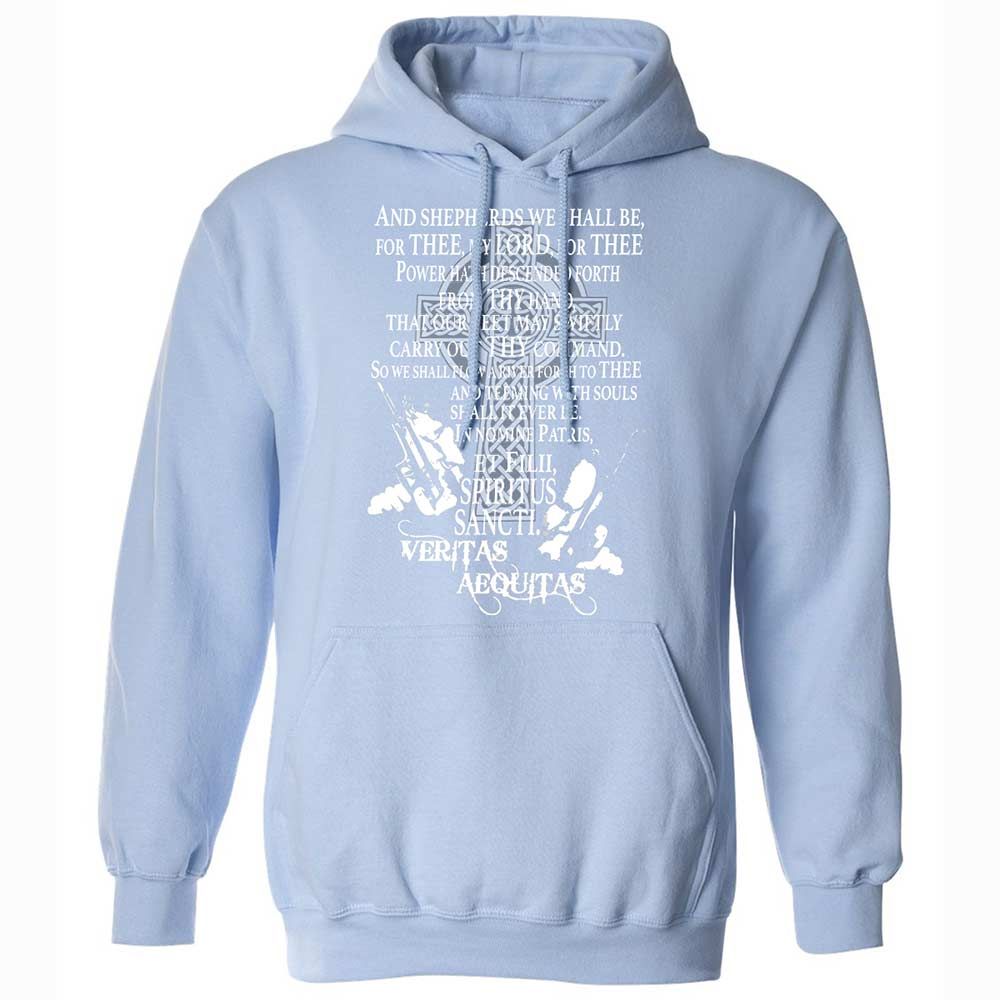 Classic Unisex Hoodie - 8GSEAMFZ - Light Blue - 17