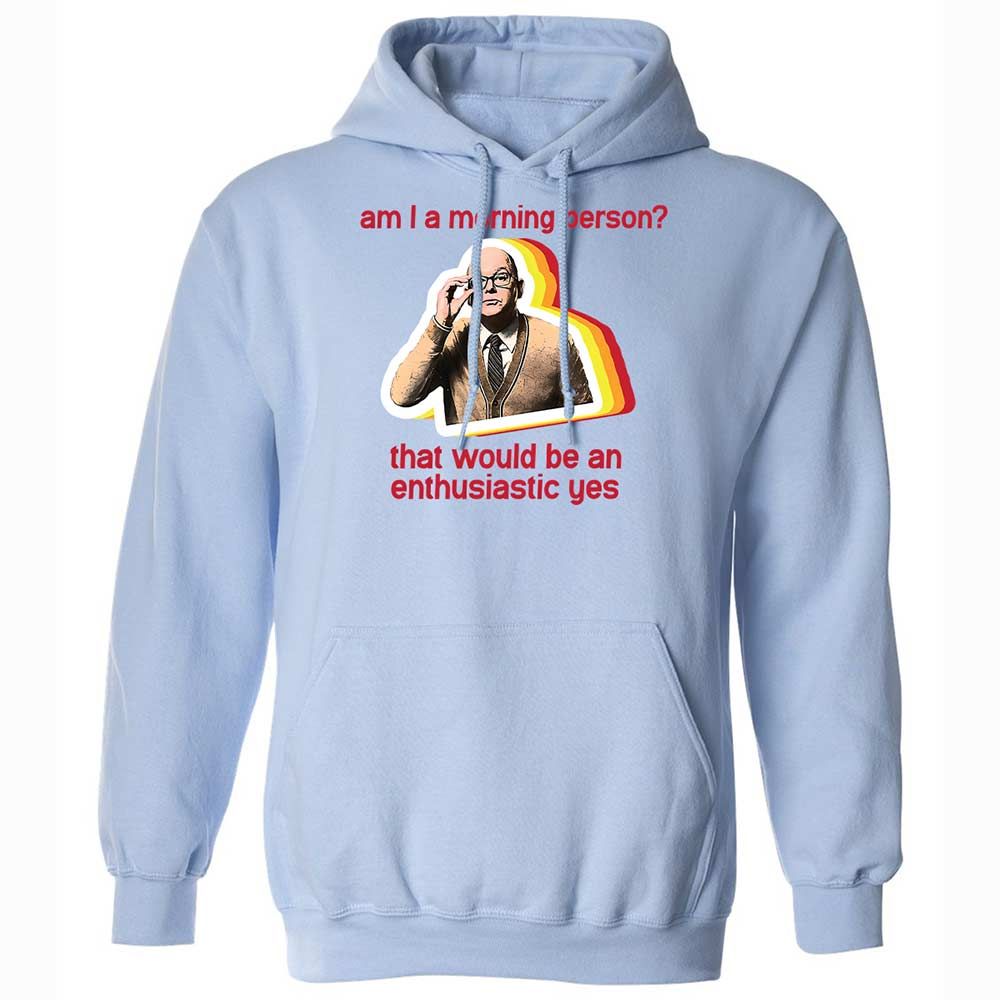 Classic Unisex Hoodie - ASFD7SLT - Light Blue - 17