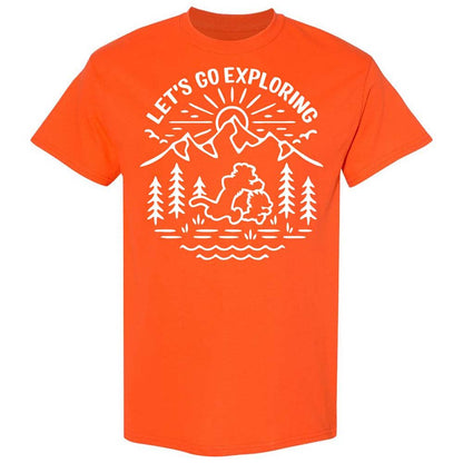 Classic Unisex T-Shirt - 3AAZDJT8 - Orange - 17