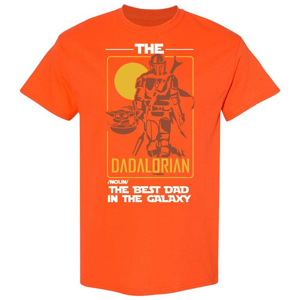 The Dadalorian The Best Dad In The Galaxy - Orange - 17
