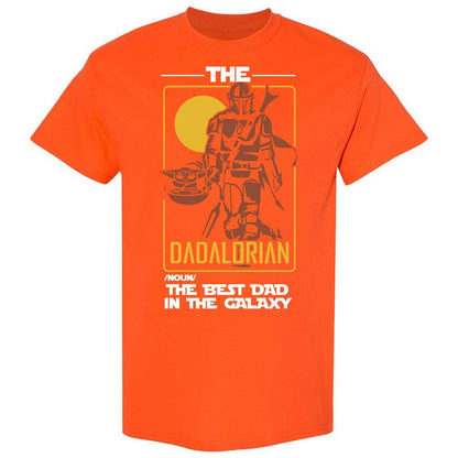The Dadalorian The Best Dad In The Galaxy - Orange - 17