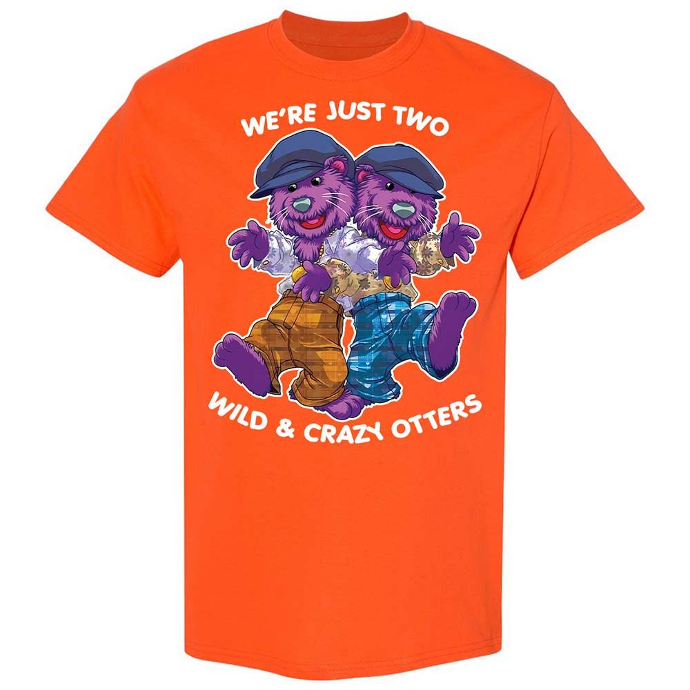 Two wild & crazy otters - Orange - 17