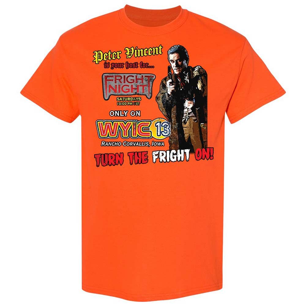 Peter Vincent Fright horror night cult - Orange - 17