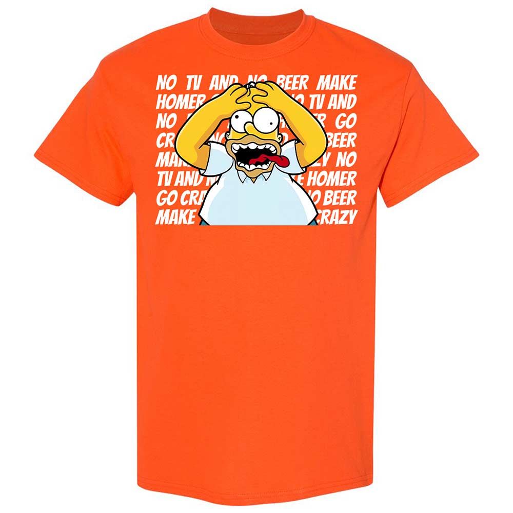 No TV and No Beer Make Homer Go Crazy - Orange - 17
