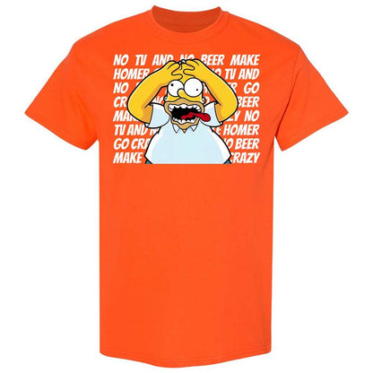 No TV and No Beer Make Homer Go Crazy - Orange - 17