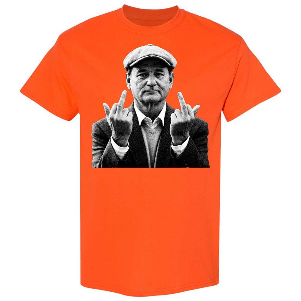 Bill Murray Middle Finger - Orange - 17