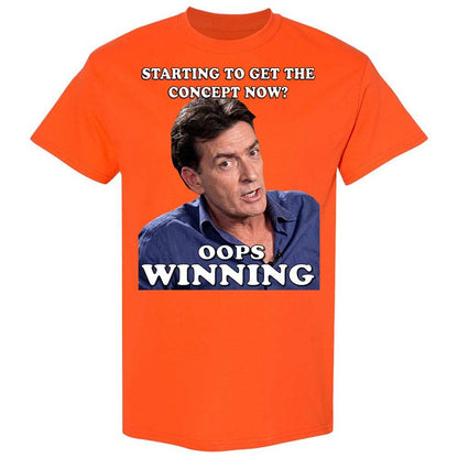 Classic Unisex T-Shirt - E1AK1F9J - Orange - 17